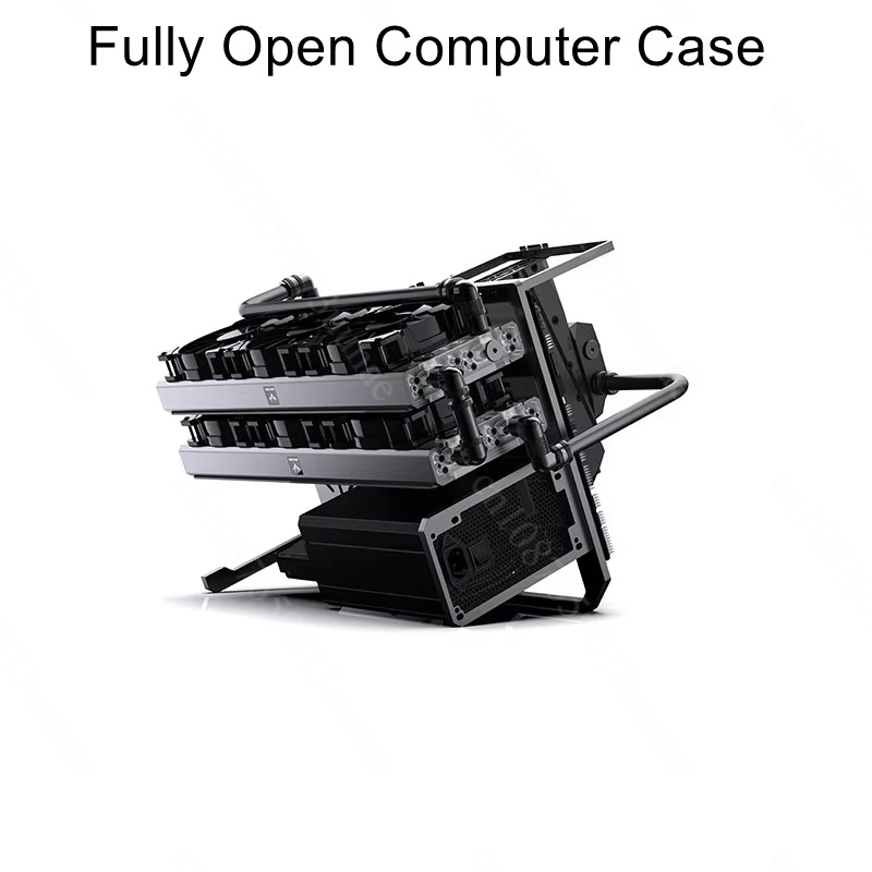 Aluminum Open Frame Test Bench Water Cooling - Châssis de refroidissement à eau à