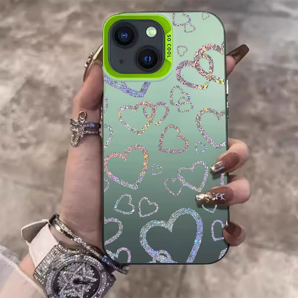 Coque colorée à imprimé cœur p - Matte Pc Case avis et prix