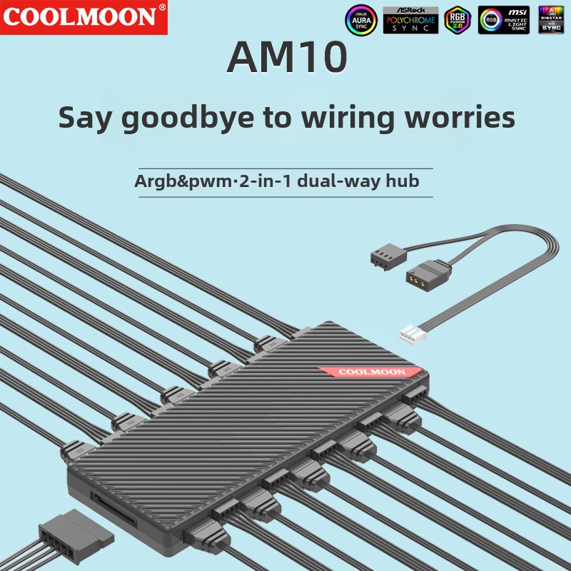 COOLMOON carte mère 5V 3Pin PW - Case Fan Controller avis et prix